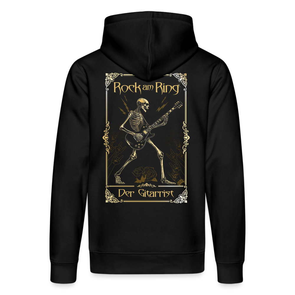 Der Gitarrist - Unisex Bio Hoodie - Schwarz