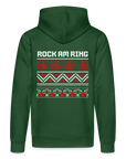 Xmas Pixel - Unisex Organic Hoodie - Flaschengrün