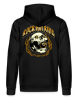 Burning Skull - Unisex Organic Hoodie - Schwarz