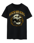 Burning Skull - Unisex Organic T-Shirt - Schwarz