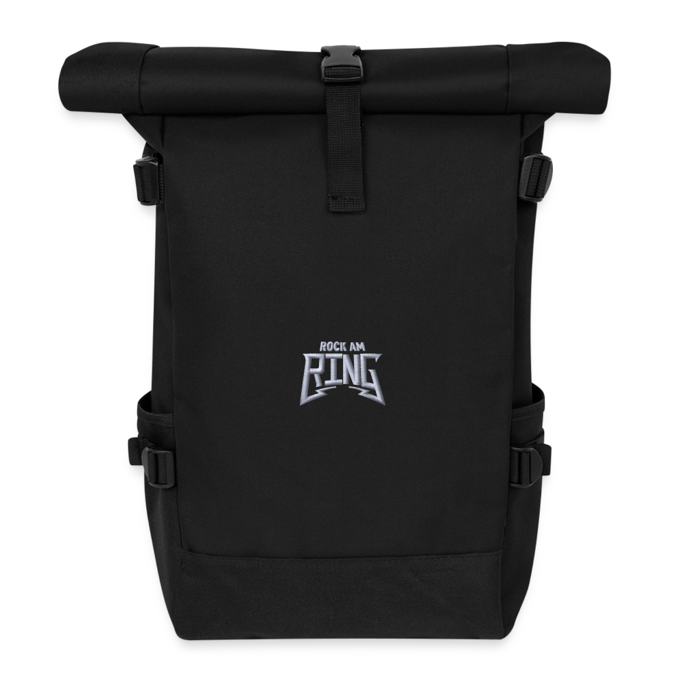 Rolltop Rucksack - Schwarz