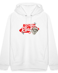 Christmas Skull White - Unisex Bio Hoodie - Weiß