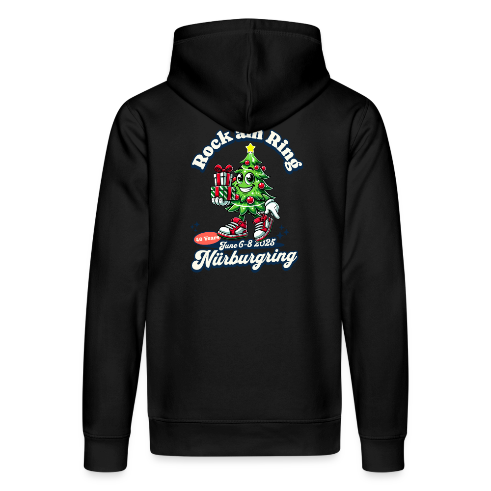 Christmas Tree Black - Unisex Bio Hoodie - Schwarz