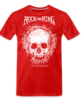 Rock am Ring Shothole Skull - Men’s Premium Organic T-Shirt - red