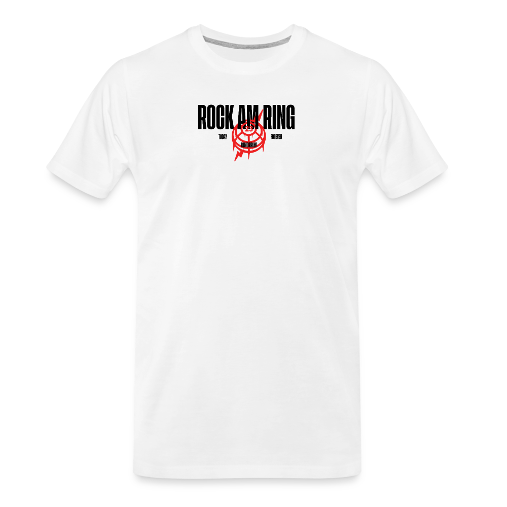 Rock am Ring Street Tag Red - Men’s Premium Organic T-Shirt - white