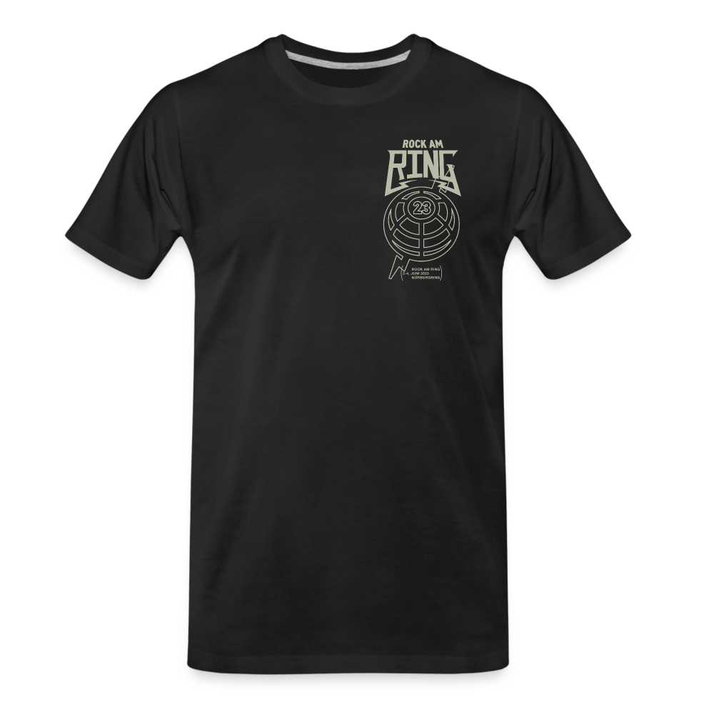 Rock am Ring Basic Line Icons - Men’s Premium Organic T-Shirt - black