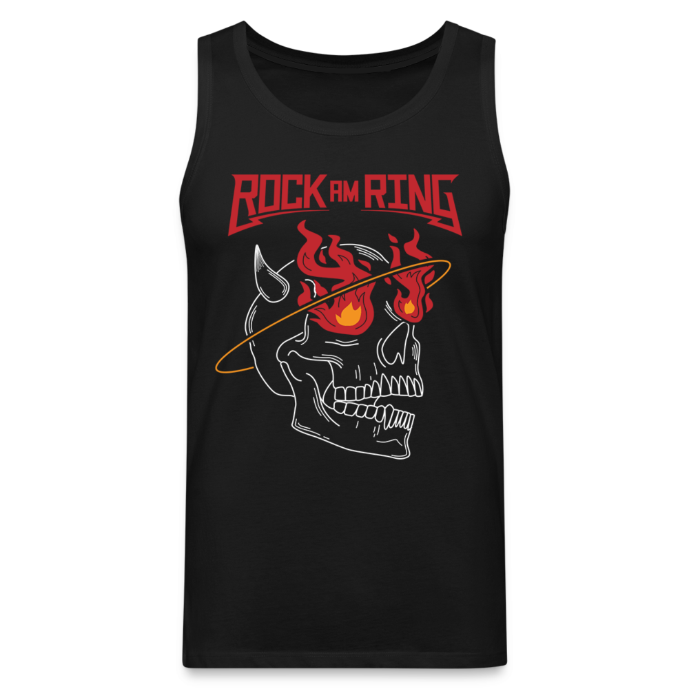 Rock am Ring Fire Skull - Unisex Tank Top - black