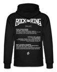 Rock am Ring Sound Wave of Rock - Unisex Organic Hoodie by Stanley & Stella - black
