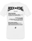 Rock am Ring Street Tag Line Up - Premium Organic T-Shirt - white