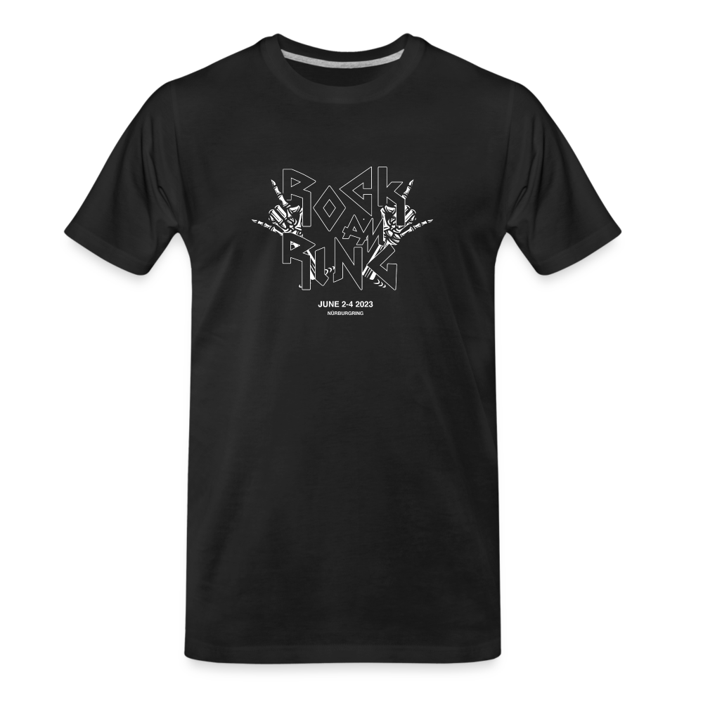 Rock am Ring Skeleton Hand - Premium Organic T-Shirt - black