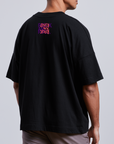 Graffiti Black - Unisex Organic Oversize T-Shirt - Schwarz