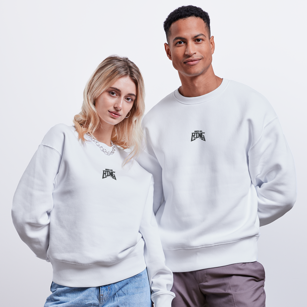 Essential Unisex Oversize Organic Sweatshirt - weiß