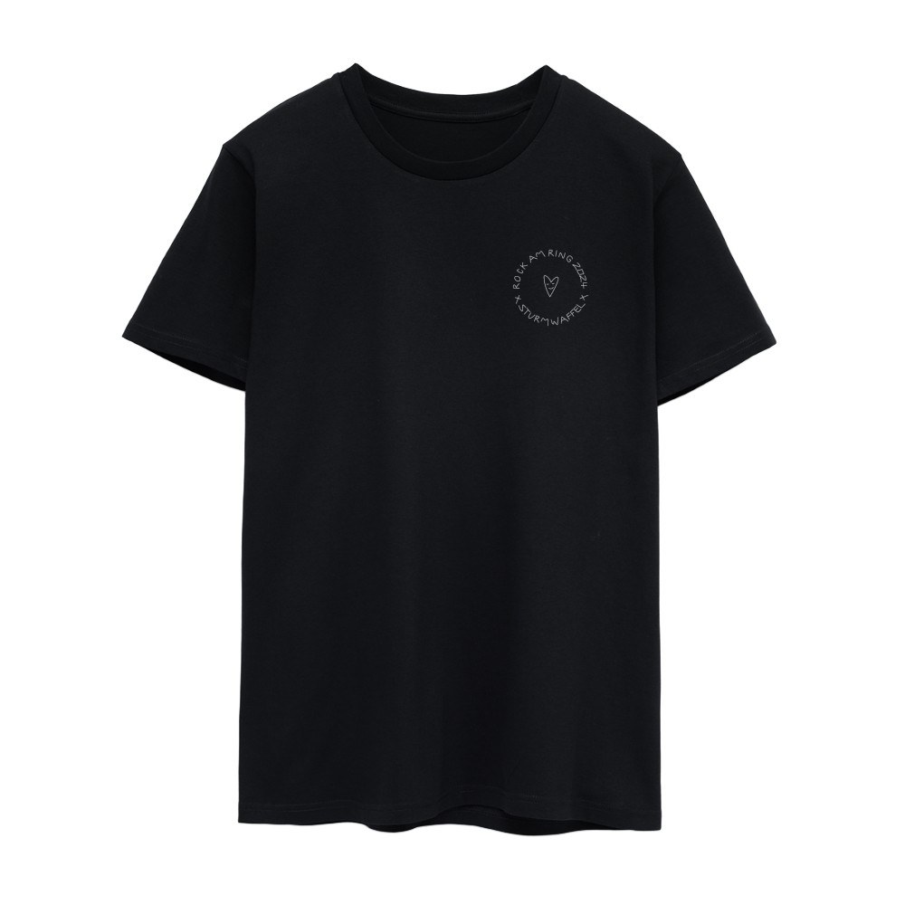 Sturmwaffel - Unisex Organic T-Shirt - Schwarz