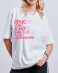 Graffiti - Unisex Organic Oversize T-Shirt - Weiß